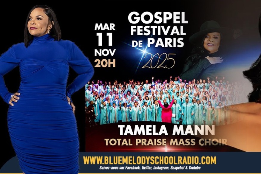 LE GOSPEL FESTIVAL DE PARIS REVIENT AU GRAND REX AVEC TAMELA MANN